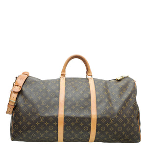 Louis Vuitton Monogram Keepall Bandouliere 60 Bag