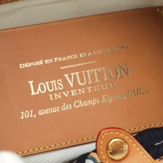 Louis Vuitton Navy Blue Monogram Bulles MM Bag