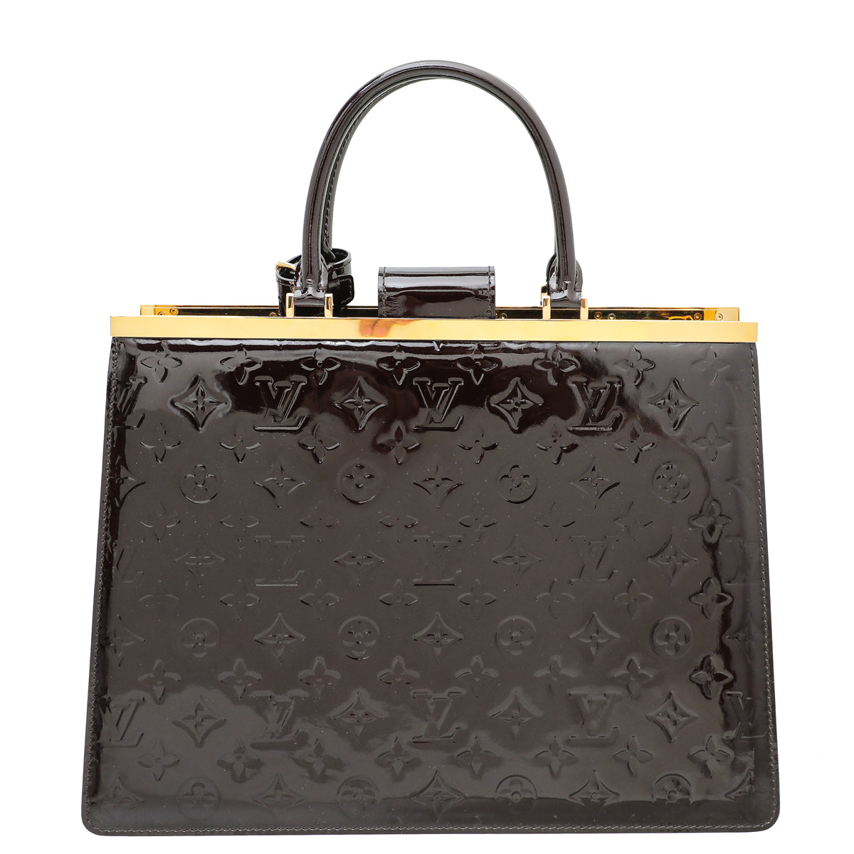 Louis Vuitton Amarante Monogram Vernis Deesse GM Bag-Louis Vuitton-THE CLOSET