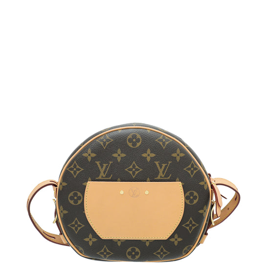 Louis Vuitton Boite Chapeau Souple Monogram Handbag M52294 Brown Cloth  ref.132742 - Joli Closet