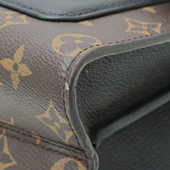 Louis Vuitton Louis Vuitton Victoire Monogram Black Leather Hand Bag M41730  ref.683454 - Joli Closet