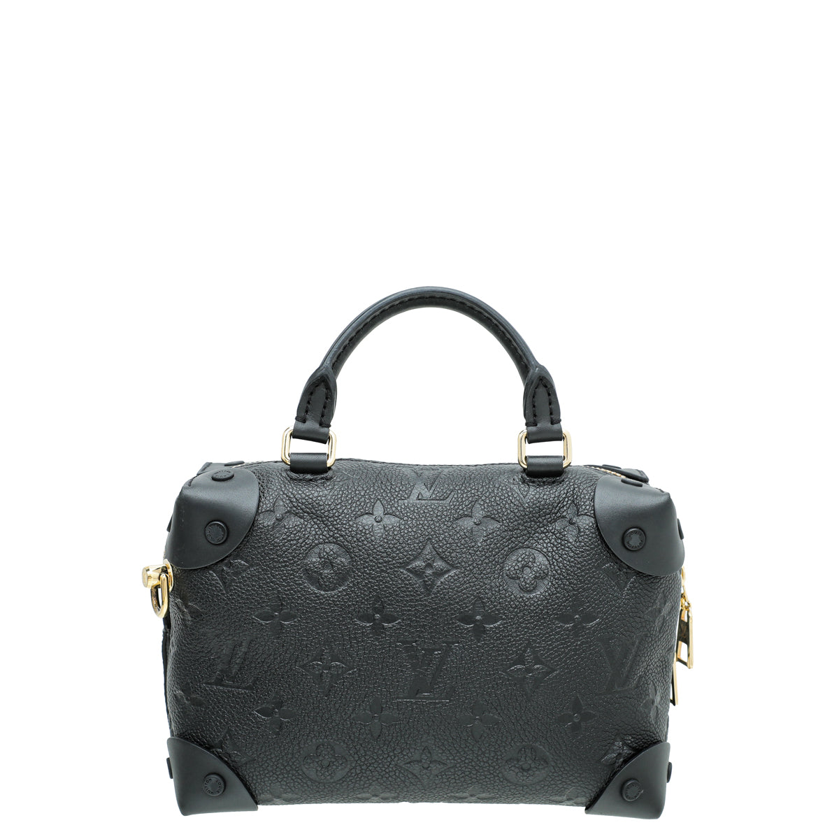 Louis Vuitton Noir Monogram Empreinte Petite Malle Souple Bag-Louis Vuitton-THE CLOSET
