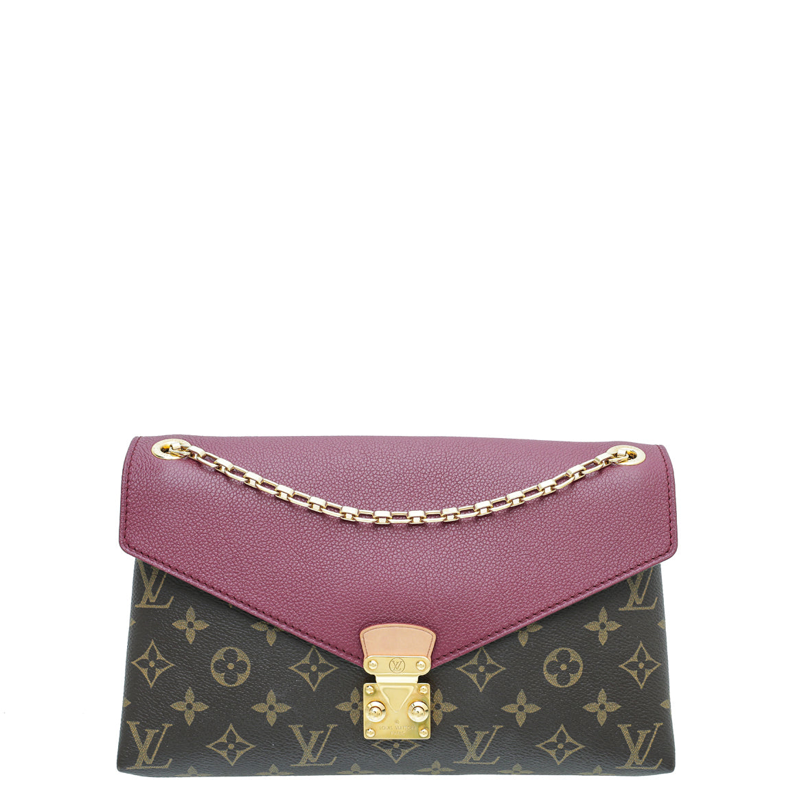 Louis Vuitton Bicolor Monogram Pallas Chain Bag-Louis Vuitton-THE CLOSET
