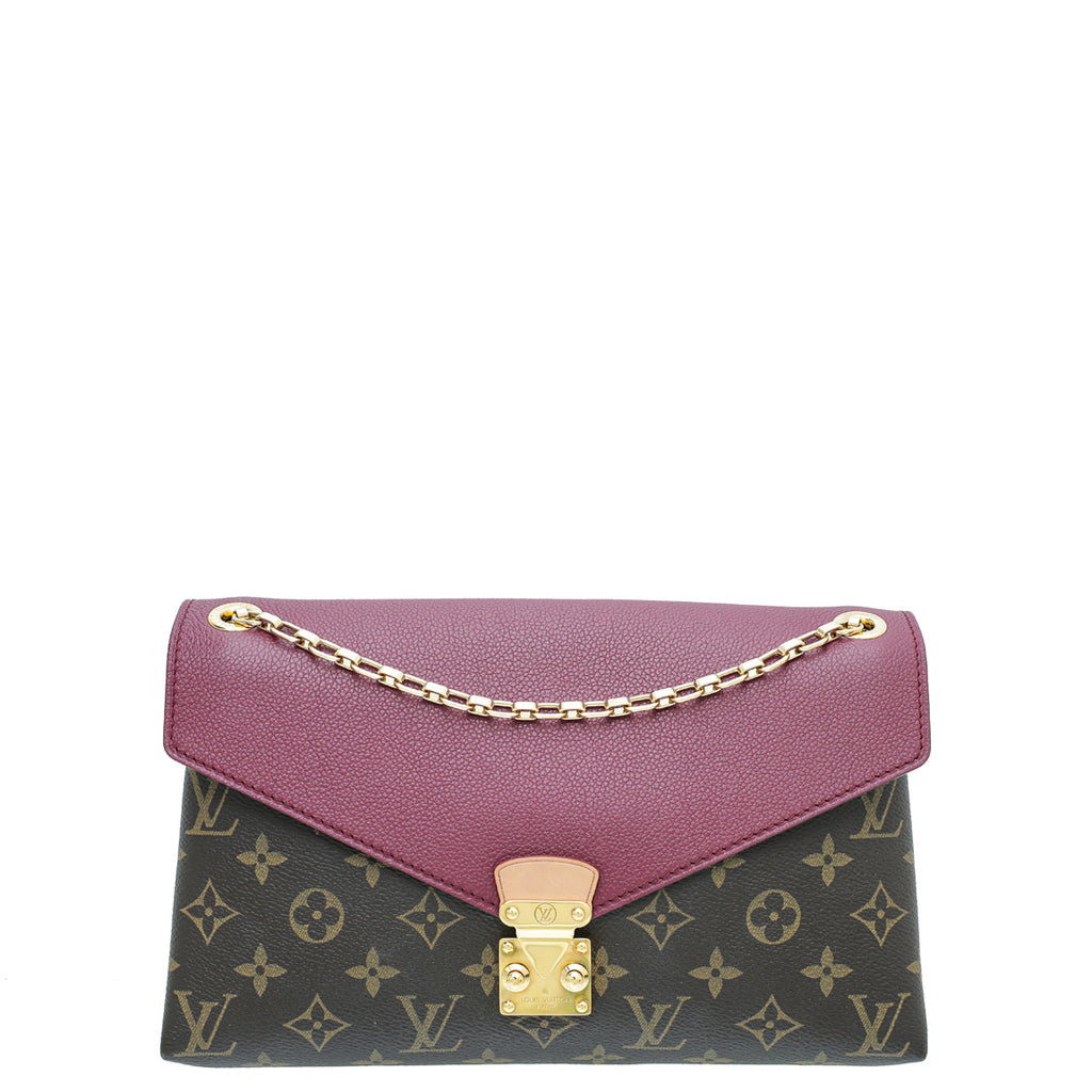  Louis Vuitton, Pre-Loved Purple Monogram Canvas Pallas