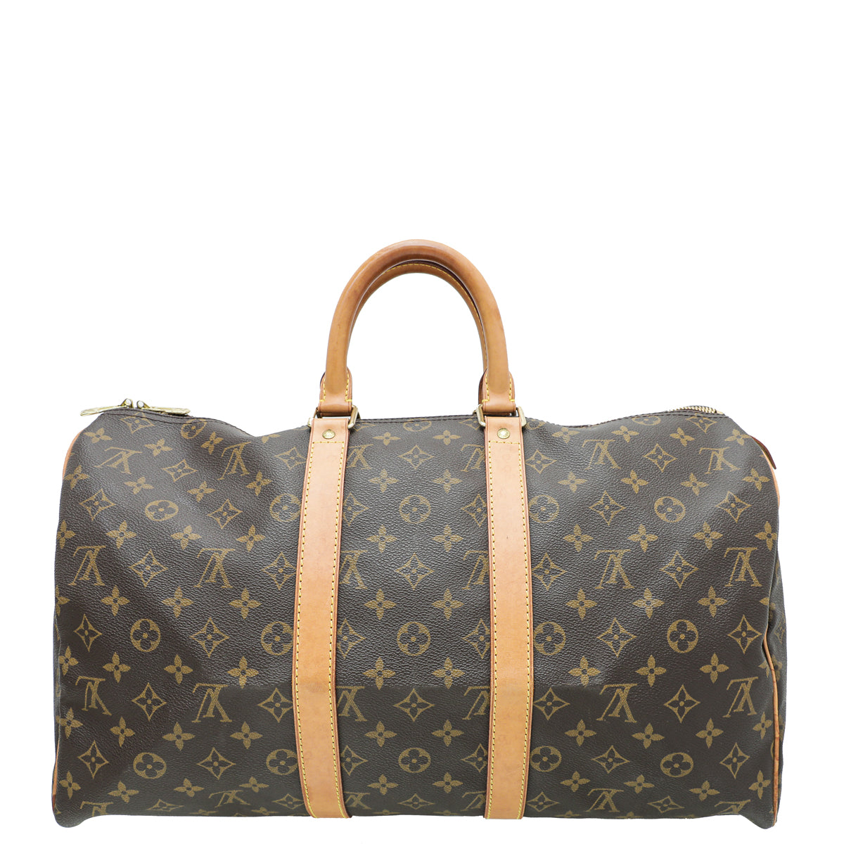 Louis Vuitton Brown Monogram Keepall 45 Bag-Louis Vuitton-THE CLOSET