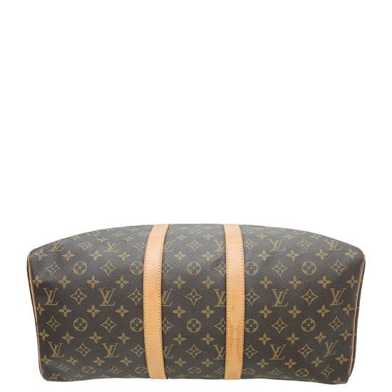 Louis Vuitton Brown Monogram Keepall 45 Bag