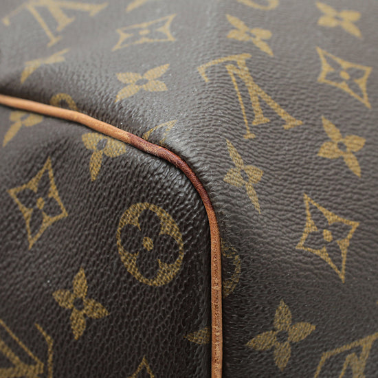 Louis Vuitton Brown Monogram Keepall 45 Bag