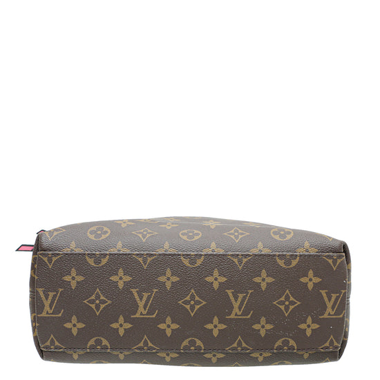 Louis Vuitton Tuileries Besace Bag Monogram Canvas with Leather Brown  121292226