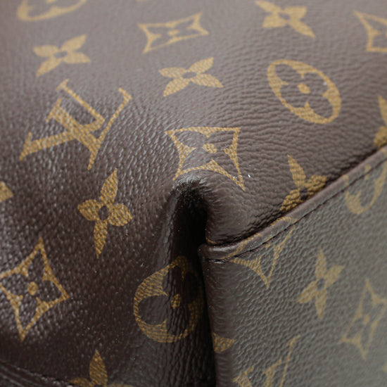 Tuileries Besace Shoulder bag in Monogram coated canvas, Gold Hardware