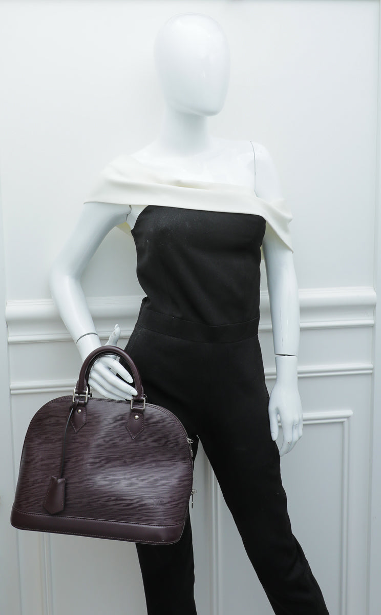 Louis Vuitton Epi Leather Alma PM - Black Handle Bags, Handbags - LOU747719