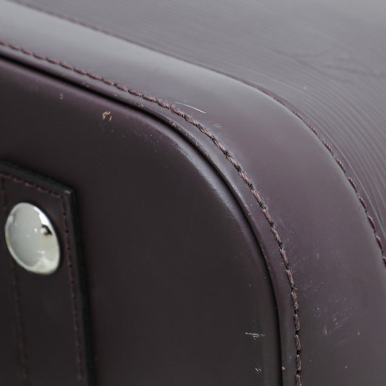Louis Vuitton LV alma epi leather with strap Turquoise ref.554000