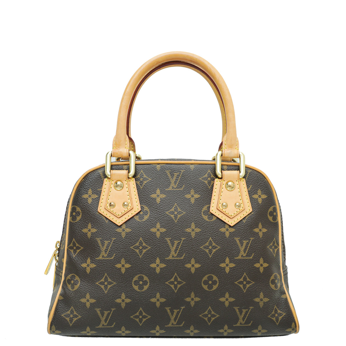 Louis Vuitton Brown Monogram Manhattan PM Bag-Louis Vuitton-THE CLOSET