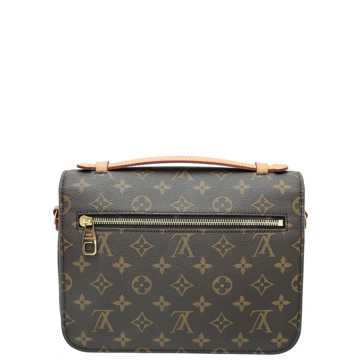 Louis Vuitton Brown Monogram Pochette Metis Bag-Louis Vuitton-THE CLOSET