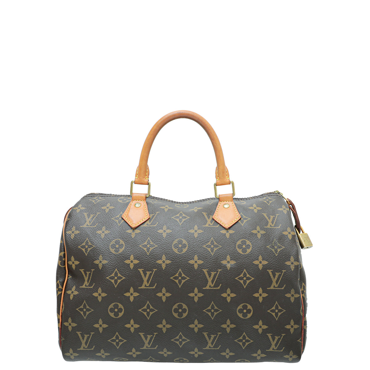 Louis Vuitton Brown Monogram Speedy 30 Bag-Louis Vuitton-THE CLOSET
