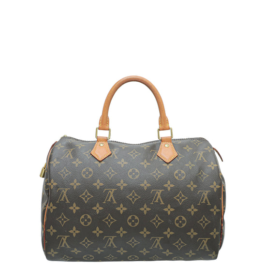 Louis Vuitton Brown Monogram Speedy 30 Bag