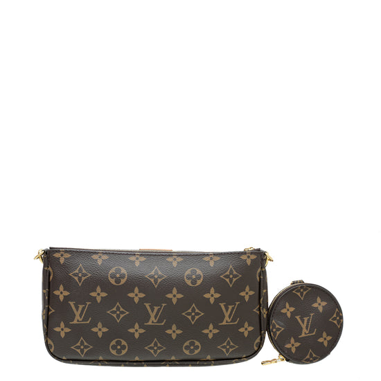 Louis Vuitton Monogram Multi Pochette Accessoires Brown Leather ref.912453  - Joli Closet