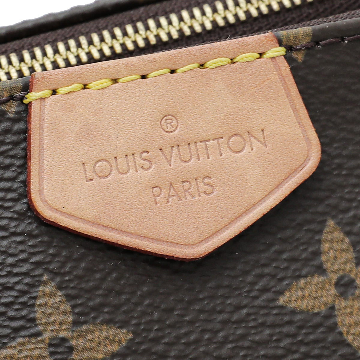 Louis Vuitton Monogram Félicie Pochette, Brown