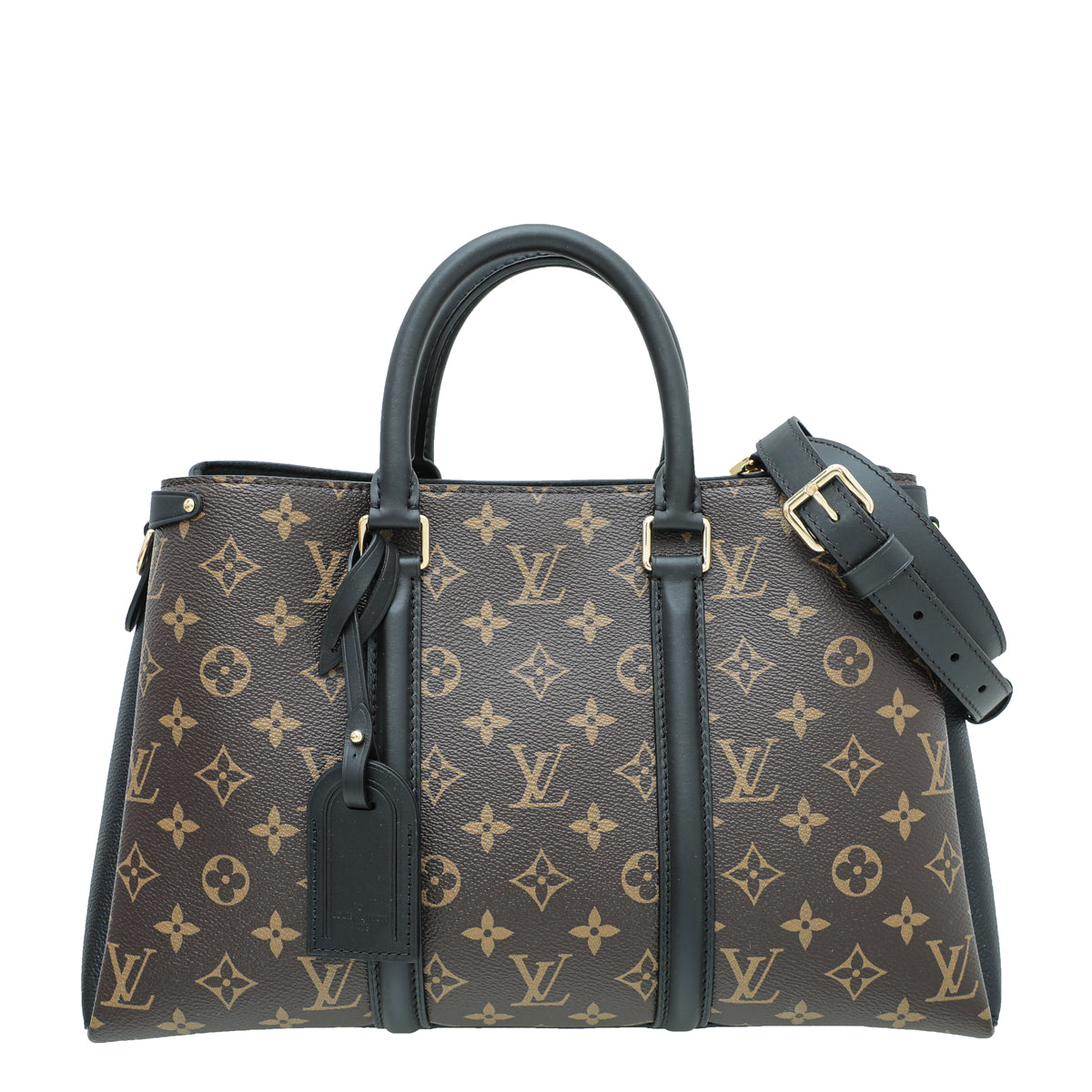 Louis Vuitton Black Monogram Soufflot MM Bag-Louis Vuitton-THE CLOSET