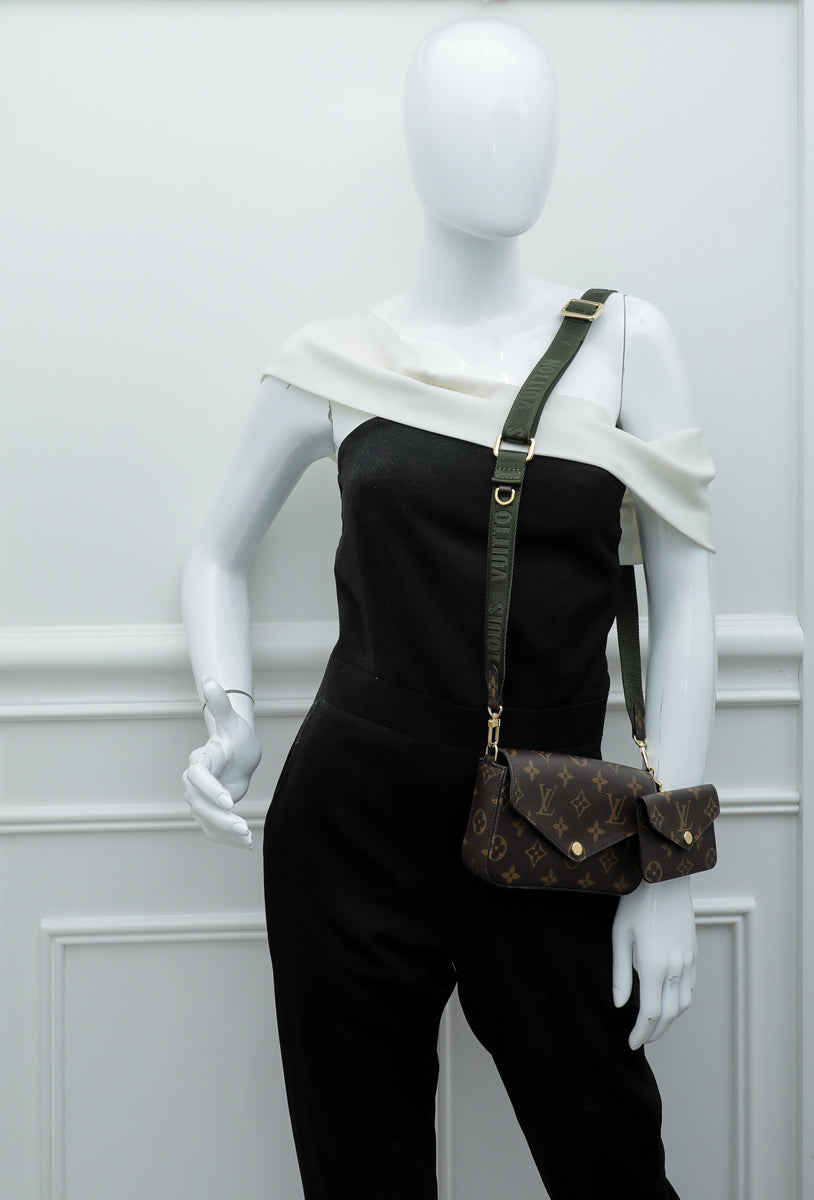 Authentic Louis Vuitton Felicie Strap & Go