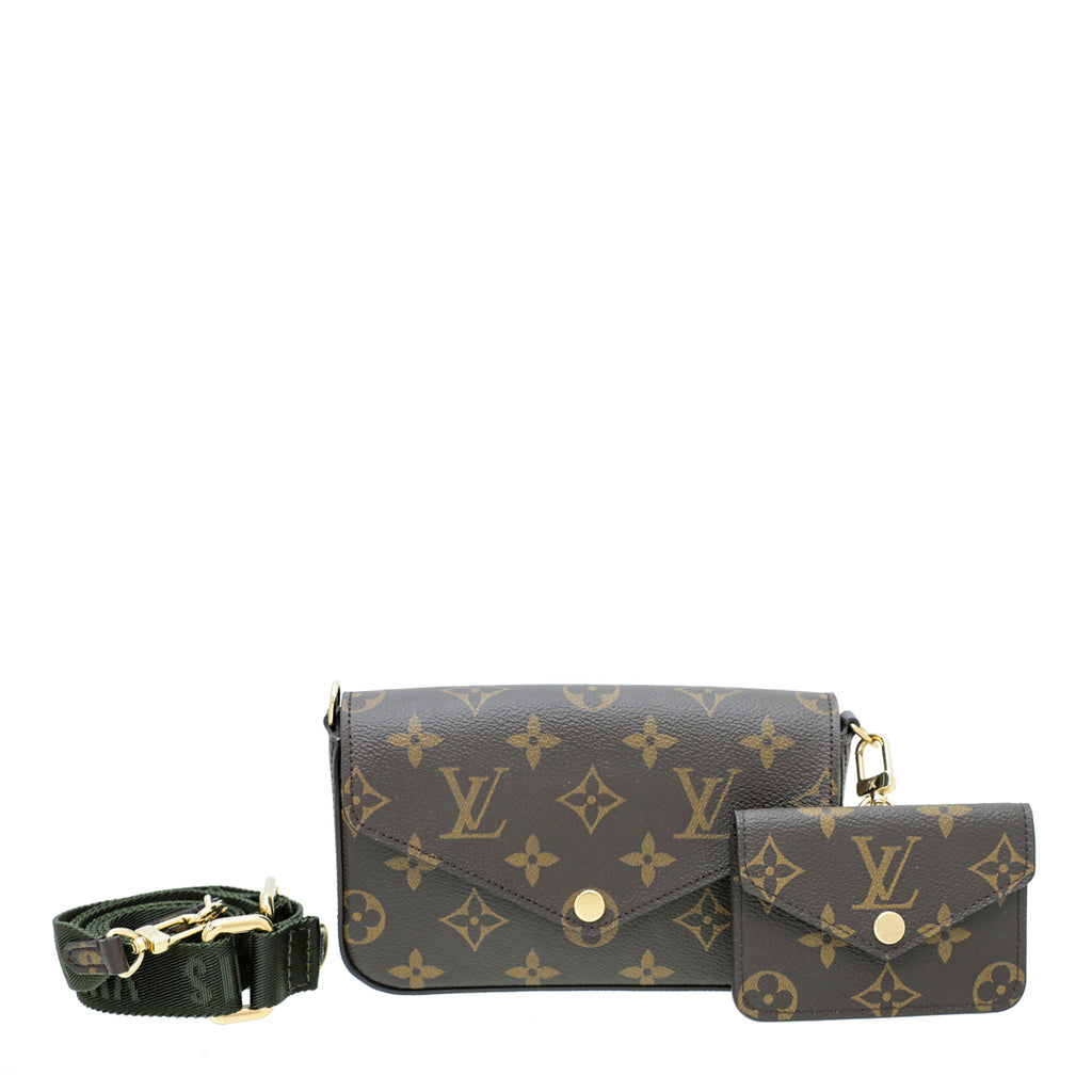 Louis Vuitton LV Felicie strap & go Marron ref.258700 - Joli Closet