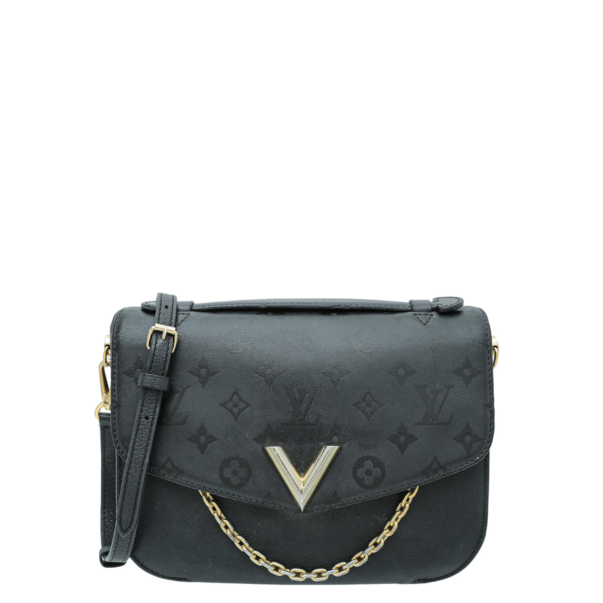 Louis Vuitton Black Monogram Very Messenger Bag