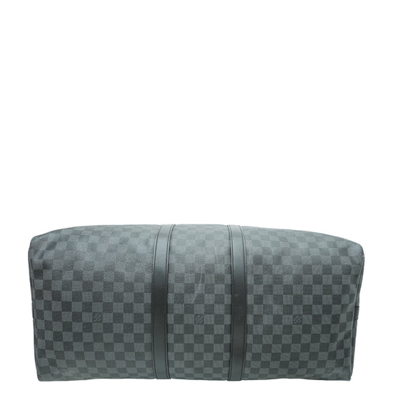 Louis Vuitton Graphite Keepall Bandouliere 55 Bag