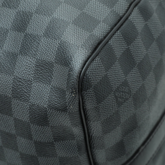 Louis Vuitton Damier Graphite Canvas Keepall Bandouliere 55 Bag