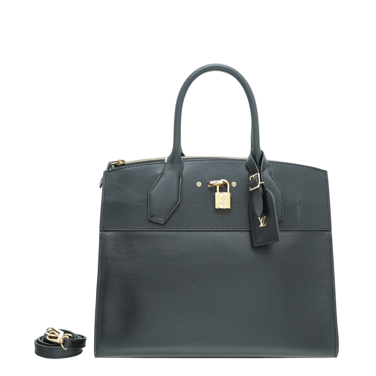 Louis Vuitton Black City Steamer MM Bag-Louis Vuitton-THE CLOSET