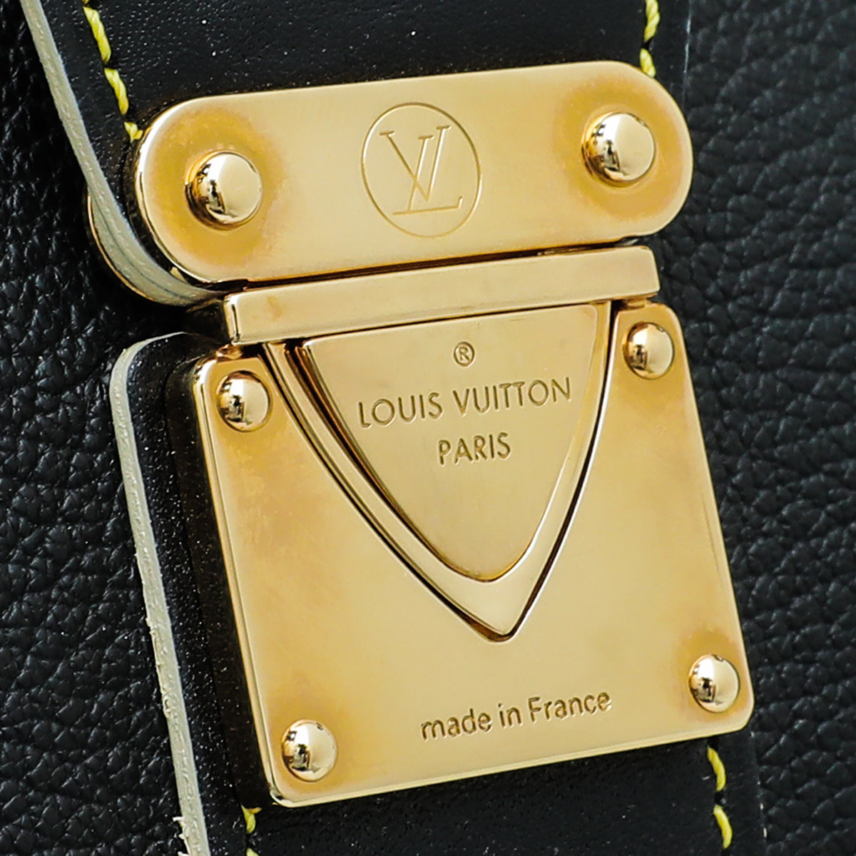 Louis Vuitton Black Suhali L'Epanoui PM Bag