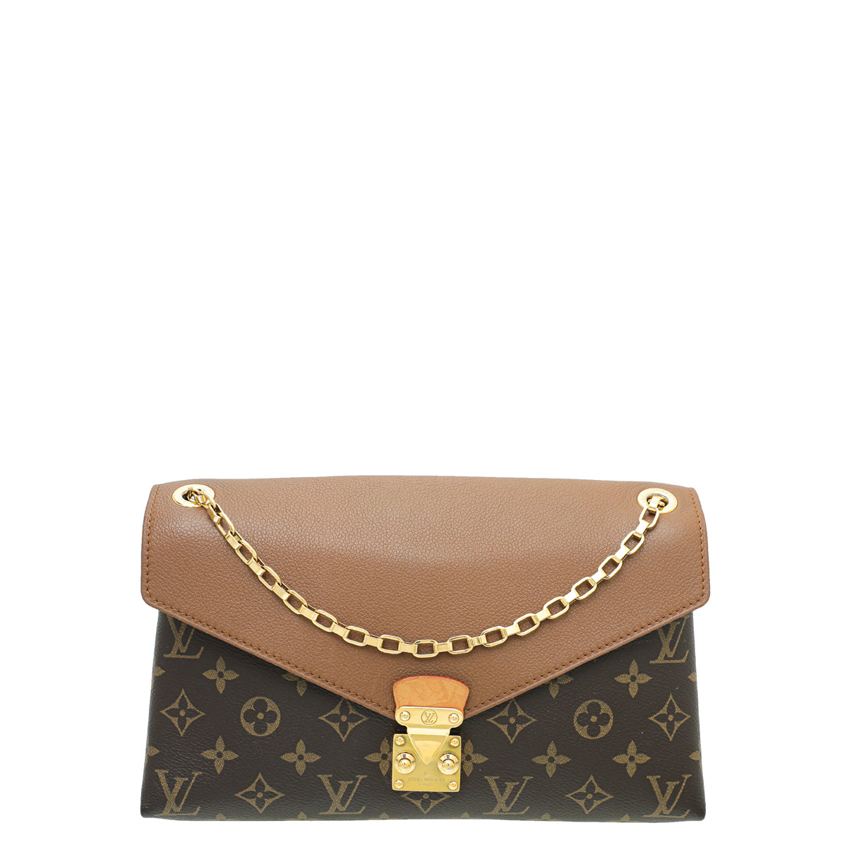 Louis Vuitton Brown Pallas Chain Bag-Louis Vuitton-THE CLOSET