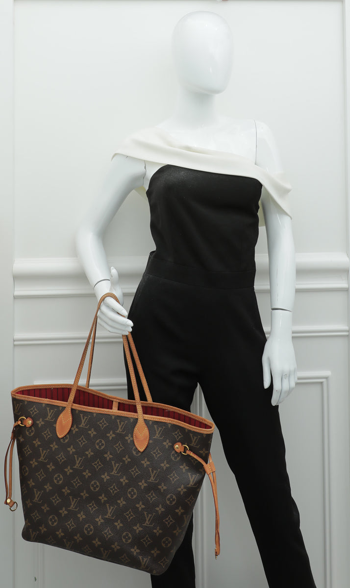 Louis Vuitton, Bags, New Louis Vuitton Neverfull Mm Monogram Empreinte W  Luggage Tag Black