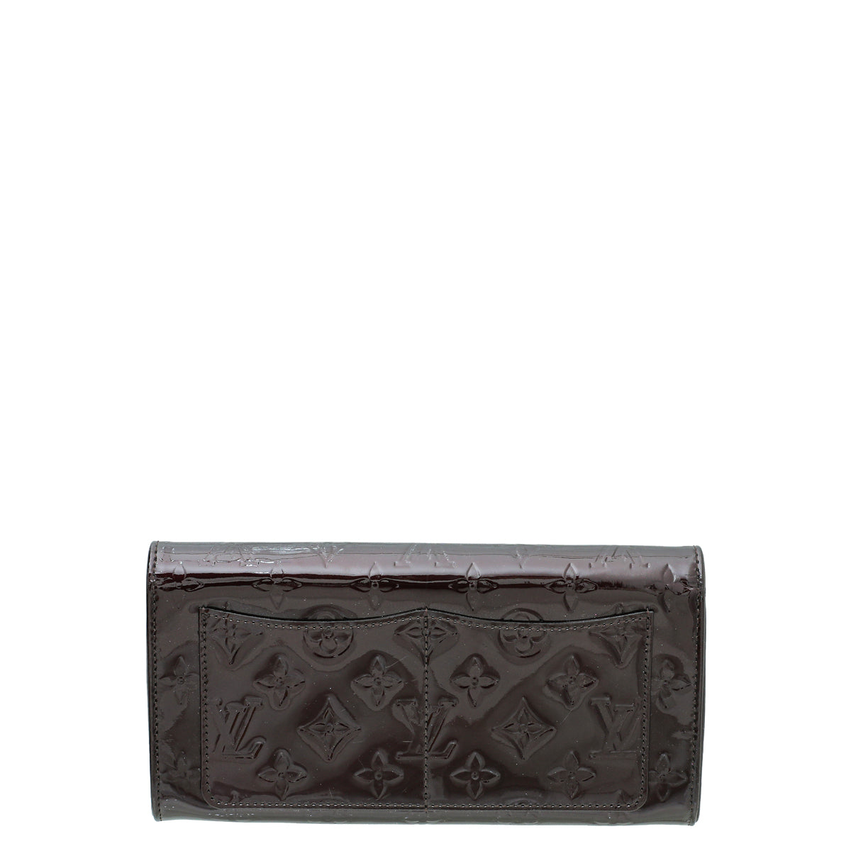 Louis Vuitton Amarante Monogram Vernis Rossmore MM Clutch-Louis Vuitton-THE CLOSET