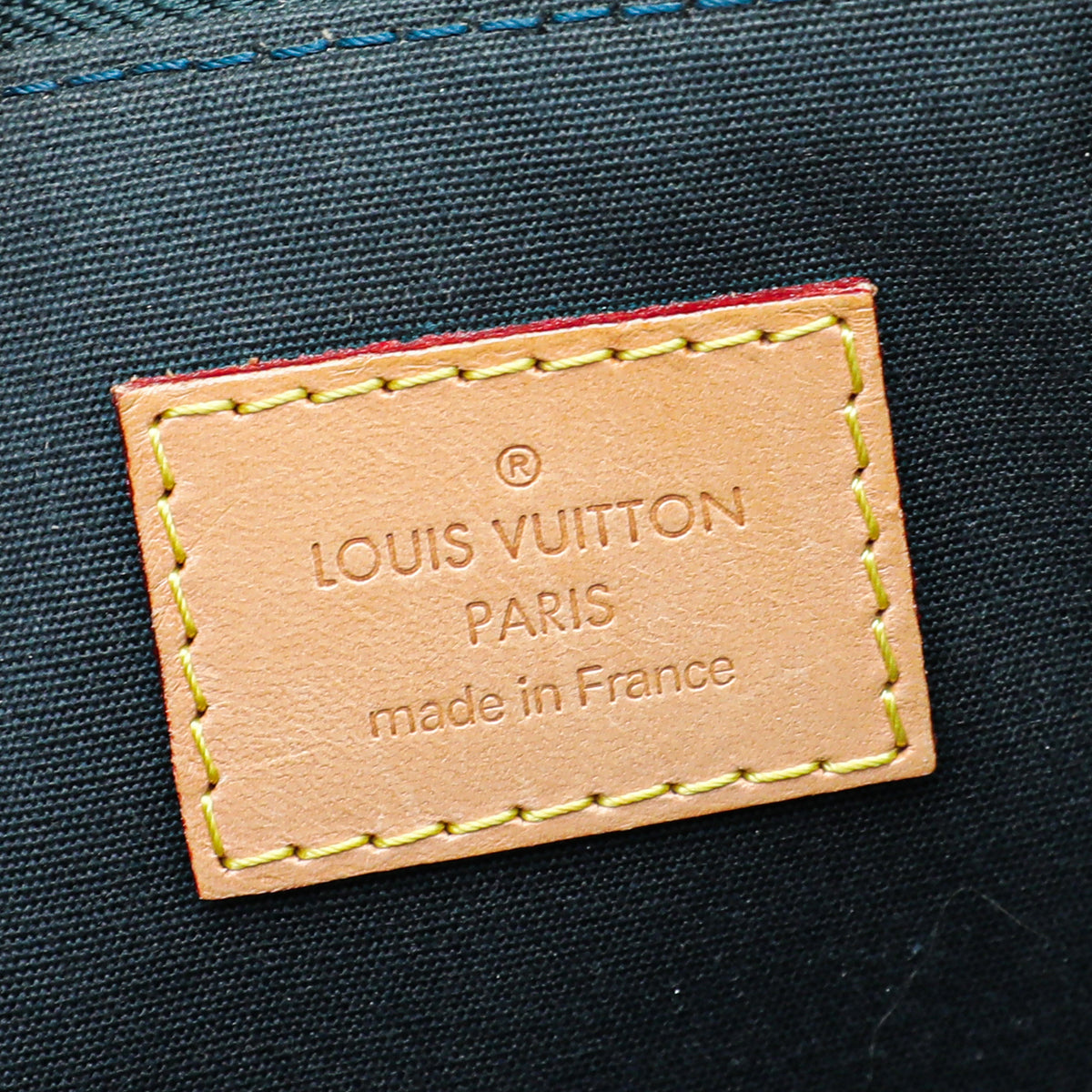 Louis Vuitton Bleu Nuit Monogram Vernis Bellevue PM Bag