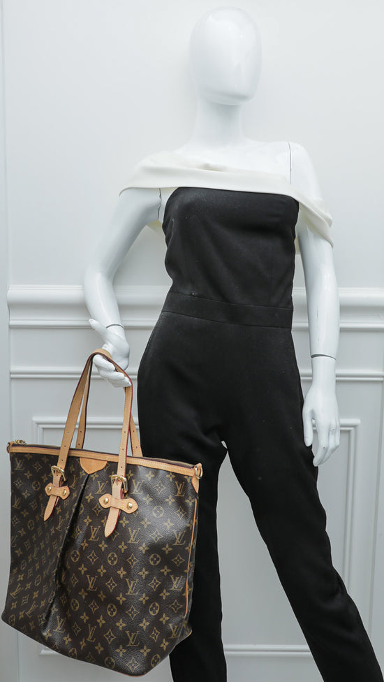 Authentic Louis Vuitton Palermo Gm Monogram Tote bag Shoulder Bag