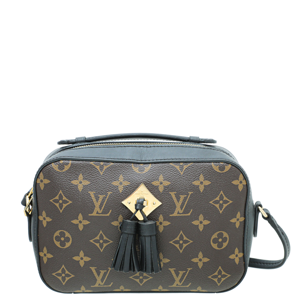 Louis Vuitton Monogram Black Saintonge Bag – The Closet