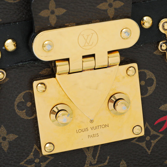 Louis Vuitton Monogram Black Petite Malle Bag