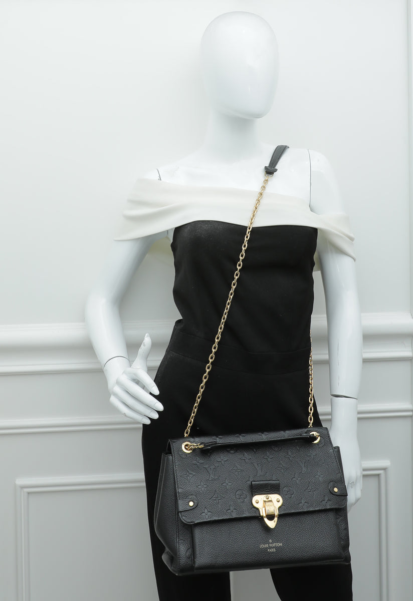 Louis Vuitton Black Monogram Empreinte Vavin MM Bag – The Closet
