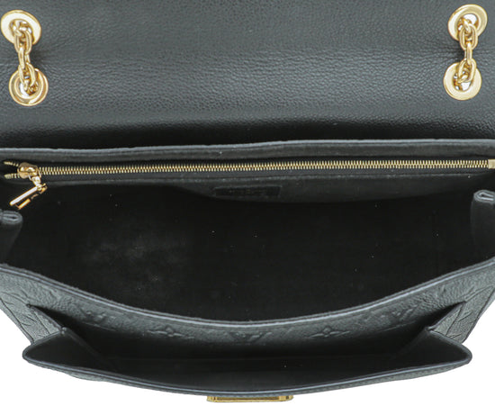 Louis Vuitton Black Monogram Empreinte Vavin MM Bag