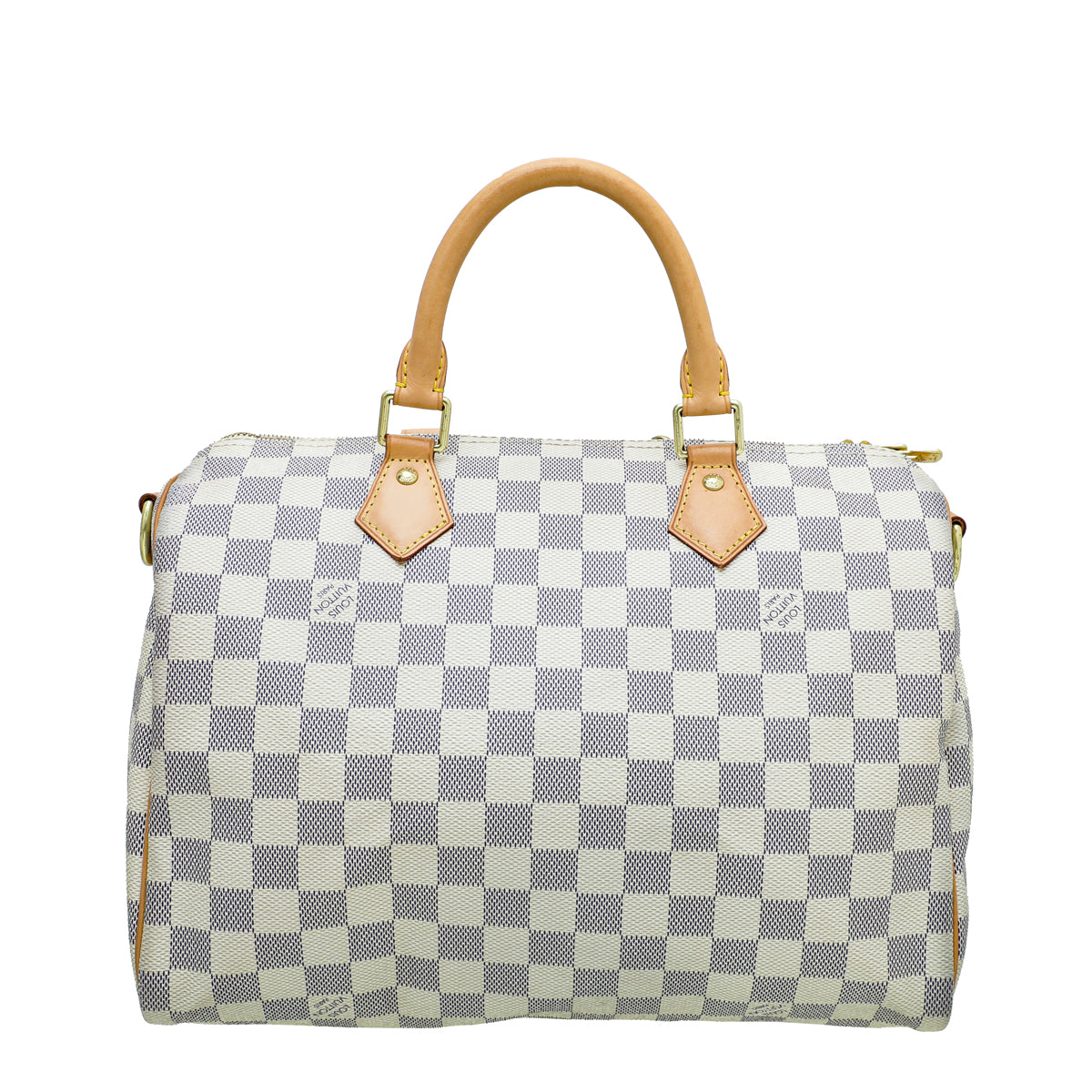 Louis Vuitton Azur Speedy 30 Bandouliere Bag W/ YN Initials-Louis Vuitton-THE CLOSET
