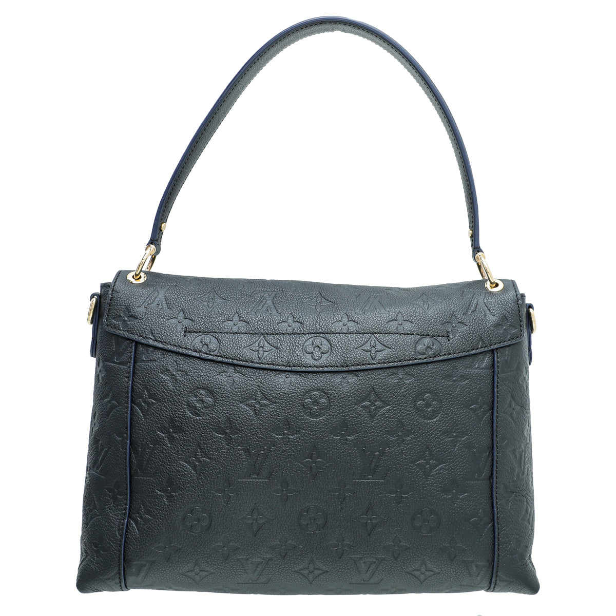 Louis Vuitton Blue Marine Monogram Empreinte Blanche MM Bag-Louis Vuitton-THE CLOSET