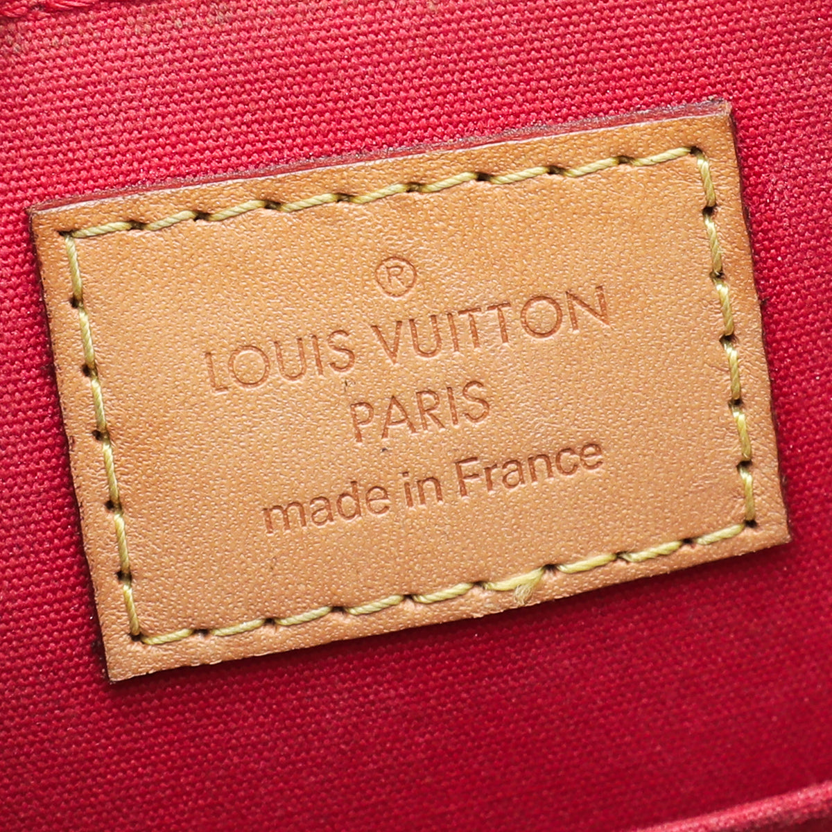 Louis Vuitton Cerise Monogram Vernis Alma BB Bag