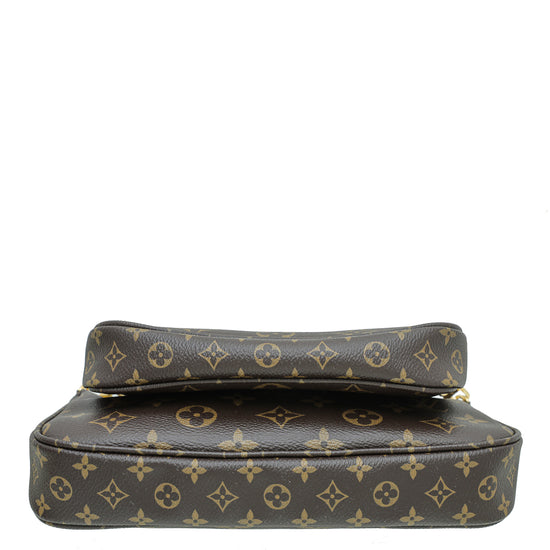 Louis Vuitton Khaki Monogram Multi Pochette Accessories 3 Way 62lz63s For  Sale at 1stDibs