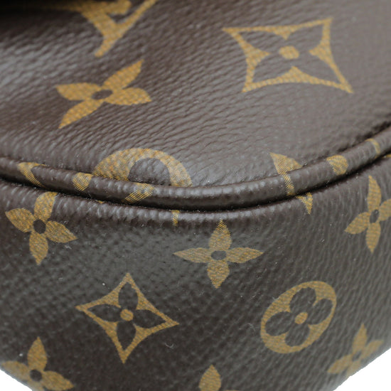 Louis Vuitton Khaki Monogram Multi Pochette Accessories 3 Way 62lz63s