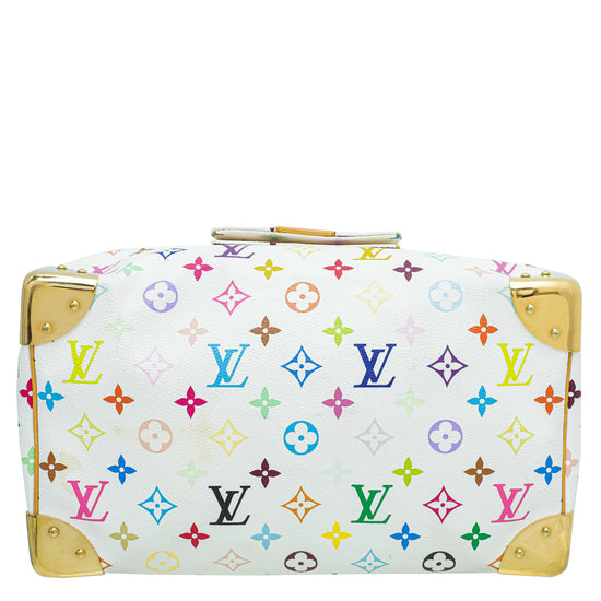 Louis Vuitton White Monogram Speedy Bag
