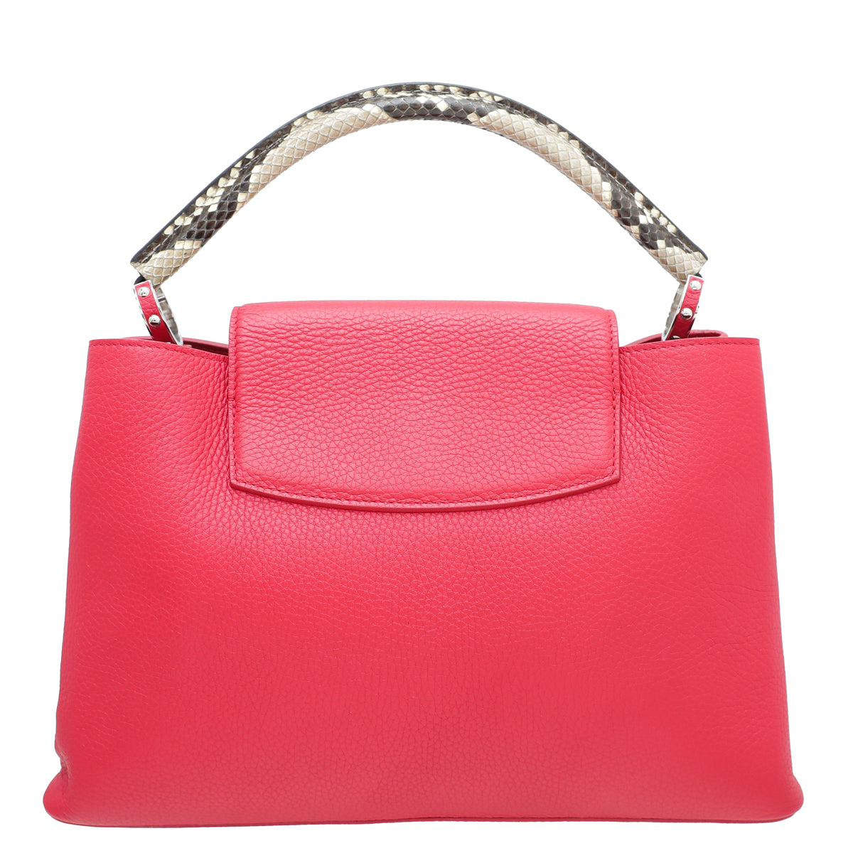 Louis Vuitton Scarlet Capucines GM Python Handle Bag-Louis Vuitton-THE CLOSET