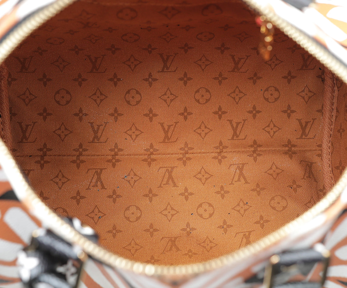 Louis Vuitton Caramel Monogram Crafty Speedy 25 Bandouliere – The Closet