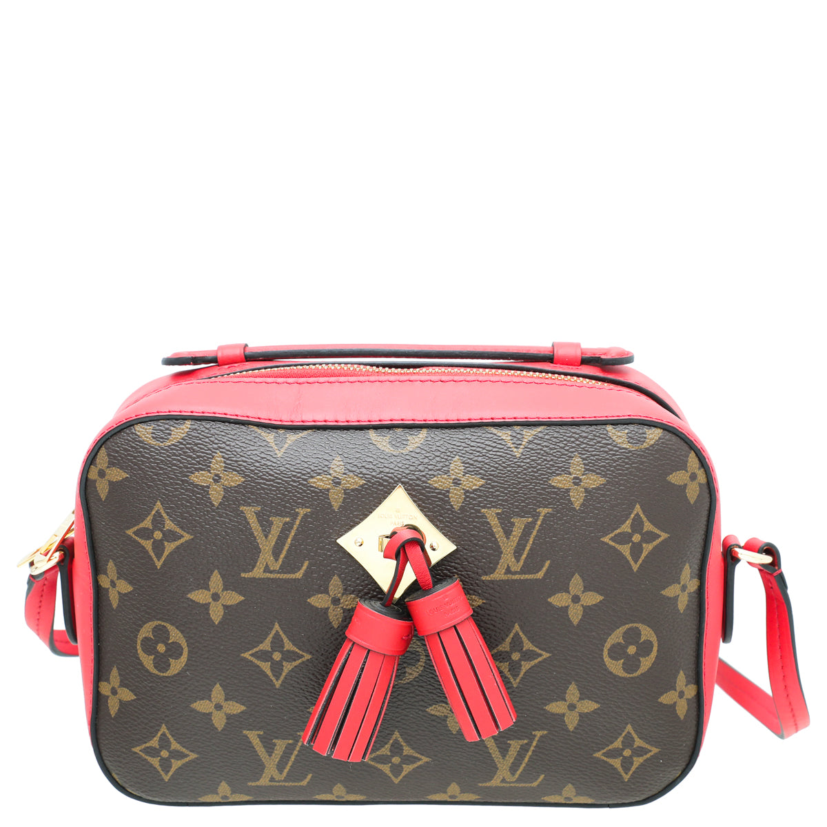 Louis Vuitton Coquelicot Monogram Saintonge Bag-Louis Vuitton-THE CLOSET