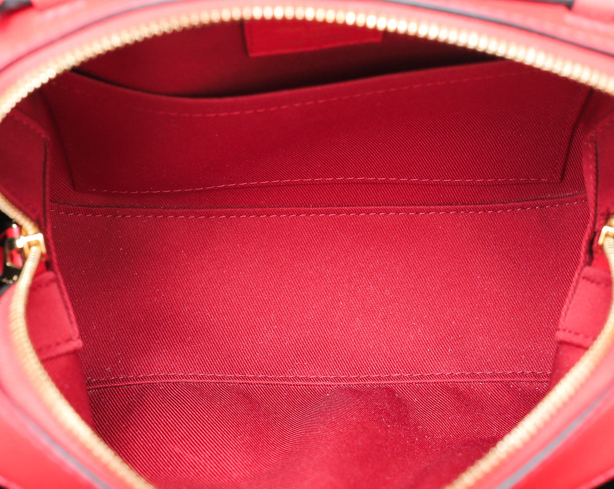 Louis Vuitton Coquelicot Monogram Saintonge Bag