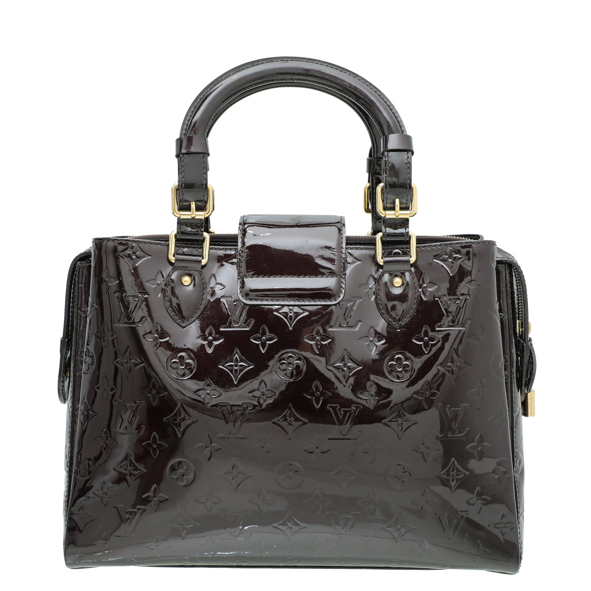 Louis Vuitton Amarante Monogram Vernis Melrose Avenue Bag-Louis Vuitton-THE CLOSET