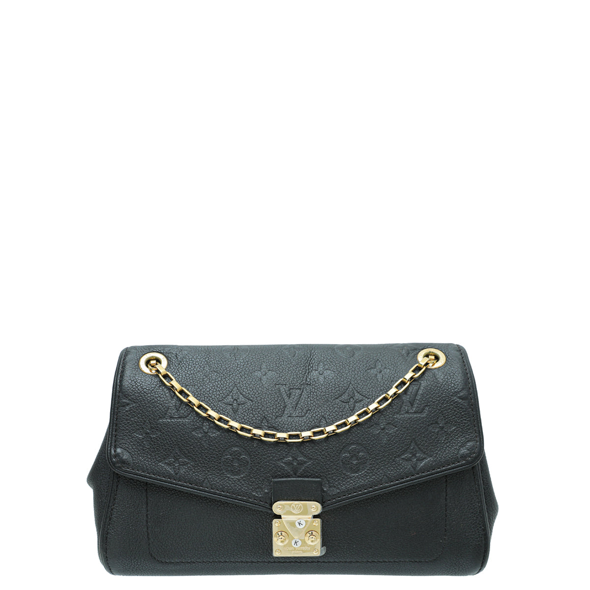 Louis Vuitton Black Monogram Empreinte saint Germain PM Bag-Louis Vuitton-THE CLOSET